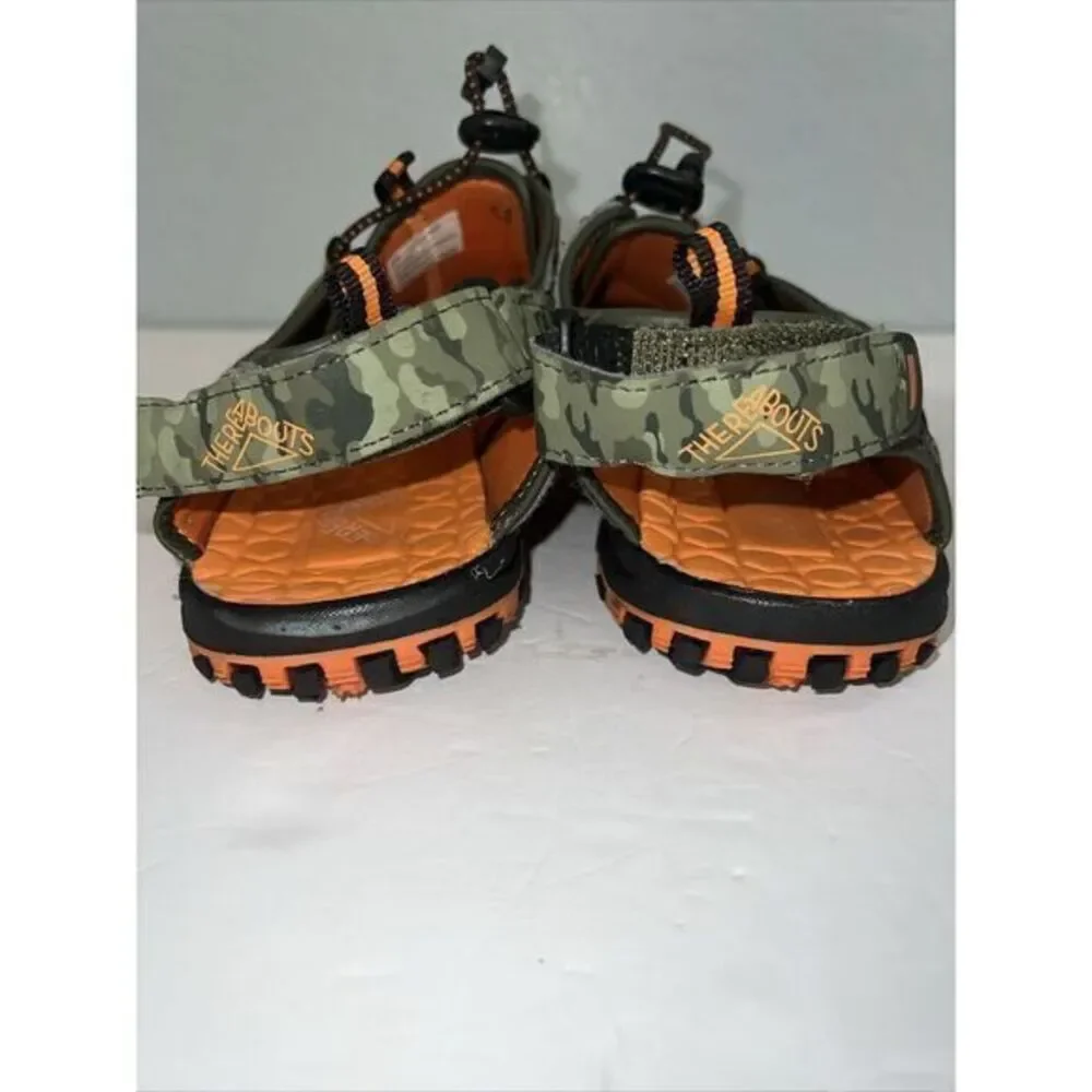 There A Bouts Cascade Strap Kids‎ Camo Sandal Shoe Size 5